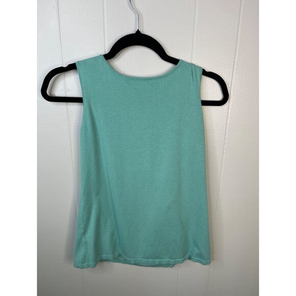 Cheryl Nash Windridge Womens Mint Green Sweater & Tank Top Set - Picture 5 of 8